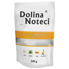   10x Dolina Noteci Prémium 500g Kacsa és Sütőtök Kutya alutasakos