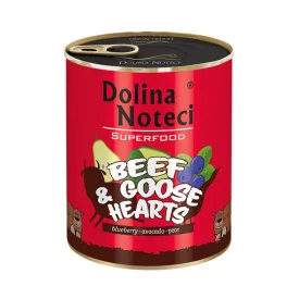   6x Dolina Noteci SuperFood 800g Marha és Libaszív Kutyakonzerv
