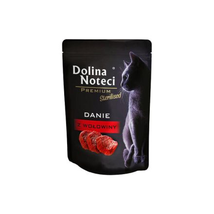 6x Dolina Noteci Prémium 85g Steril Marha Macska alutaskos