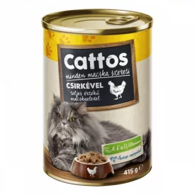 24x Cattos 415g Csirke
