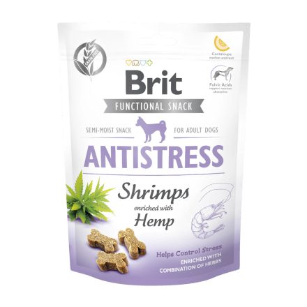 Brit Care Functional Snack 150g Antistress Garnélával és kenderrel