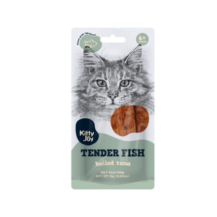 Kitty Joy Tender Fish párolt tonhal 25g jutalomfalat macskáknak