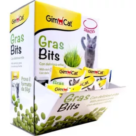 GimCat Gras Bits - fű tabletta macskák részére 15g