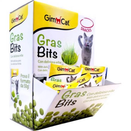 GimCat Gras Bits - fű tabletta macskák részére 15g