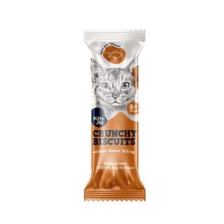 Kitty Joy CrunchyBiscuits lazacos keksz 20g jutalomfalat macskáknak