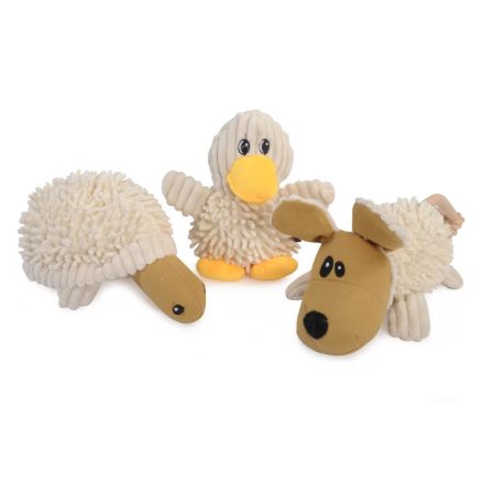 Camon Sípoló poliészter játék kutya/kacsa/teknős 23cm