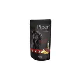 10x Piper 150g Marhamáj és Burgonya alutasakos kutyaeledel