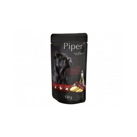 Piper 150g Marhamáj és Burgonya alutasakos kutyaeledel