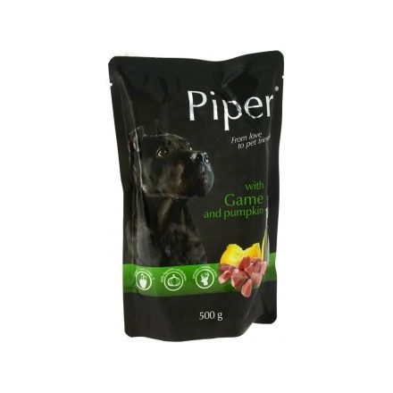 Piper 150g Vad és Sütötök alutasakos kutyaeledel