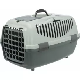   Trixie Be Eco Capri 2 szállítóbox (antracitszürke,szürkészöld) 8kg alatti kisállatok részére (37x34x55cm)