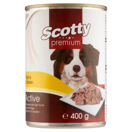 12x Scotty 400g kutyakonzerv Csirkével