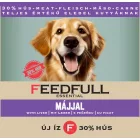 12x FEEDFULL Dog 1240g kutyakonzerv Májjal