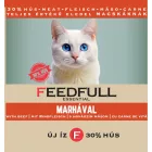 24x FEEDFULL Cat 415g macskakonzerv Marhával