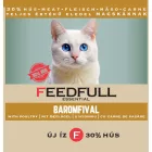 24x FEEDFULL Cat 415g macskakonzerv Baromfival
