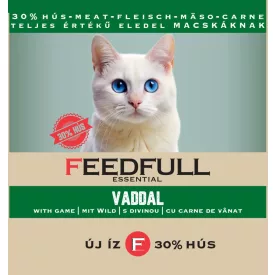 24x FEEDFULL Cat 415g macskakonzerv Vaddal