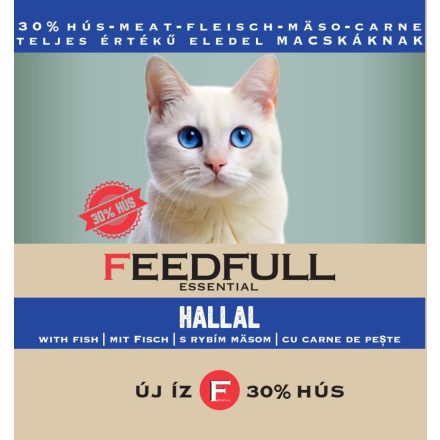 24x FEEDFULL Cat 415g macskakonzerv Hallal
