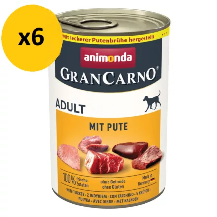 6x GranCarno 400g Pulyka