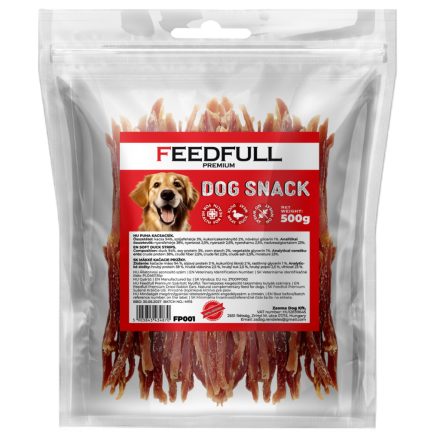 Feedfull Prémium Puha Kacsamell  csík kutya jutalomfalat 500g (FP001)