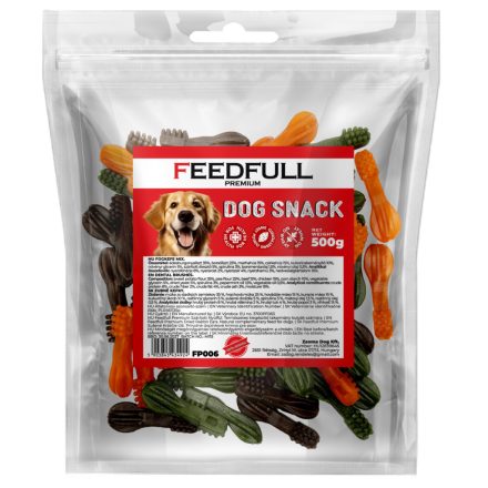 Feedfull Prémium Fogkefe mix kutya jutalomfalat 500g (FP006)