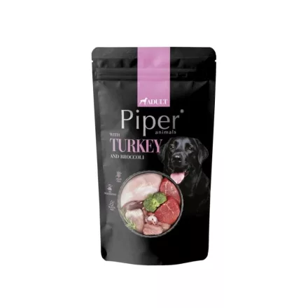 Piper 500g Pulyka és Brokkoli 65% hústartalom Kutya alutasakos
