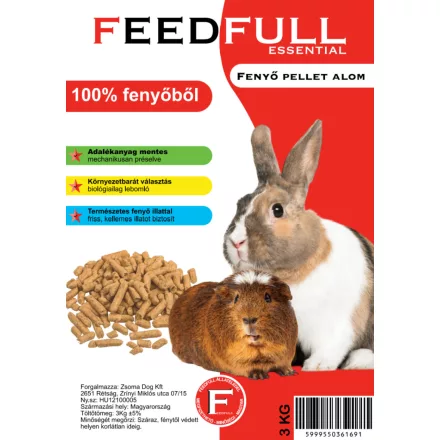 Feedfull Zsákos Pellet Alom 5l/3kg