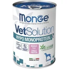 12x Monge Dog VetSolution Hypo Monoprotein Sertés 400g