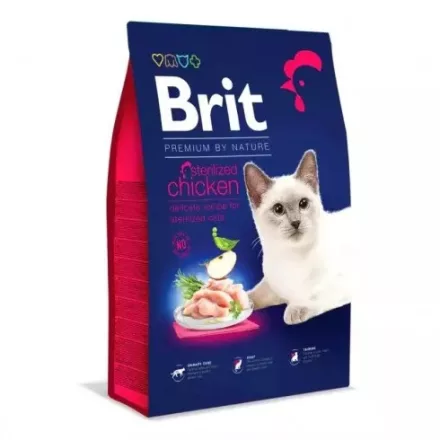Brit Premium Cat Nature Steril Csirke 1,5kg