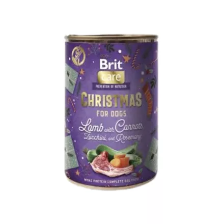 Brit Mono Protein Bárány Répával 400g Kutyakonzerv Karácsonyi Kiadás