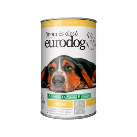 12x Euro Dog kutyakonzerv 1240g Baromfival