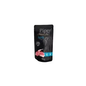 10x Piper Platinum Pure Bárány alutasakos kutyaeledel 150g