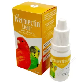   Ivermectin Light Spot On Rácsepegtető Oldat Kistestű Díszmadarak és Papagályok részére 5ml