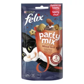 8x Félix Party Mix 60g Grill Marha + Csirke + Lazac