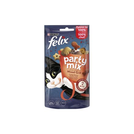 8x Félix Party Mix 60g Grill Marha + Csirke + Lazac