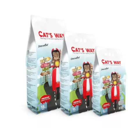  Cats Way Illatmentes Csomósodó Macskaalom 5L