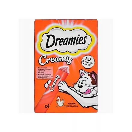 11x Dreamies Creamy Csirke 4x10g
