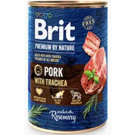 6x Brit Premium Sertés és Légcső 400g Kutyakonzerv