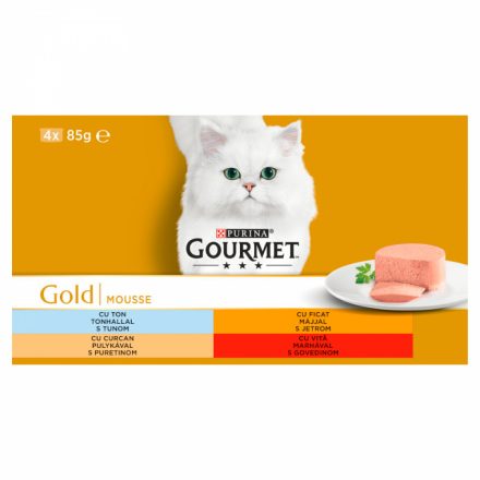 12x Gourmet 4X85g Finom Pástétom Cs, L, Vese, Nyúl  Konzerv