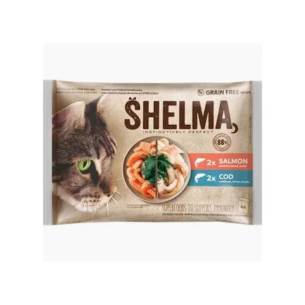 15x Shelma 4x85g Lazac és Tőkehal