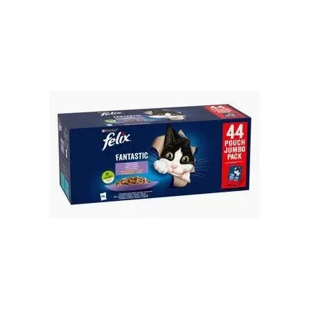Félix Fantastic Vegyes Válogatás Aszpikban 44x85g