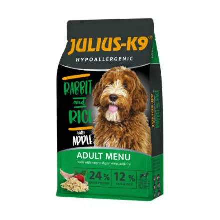 JULIUS-K9 12kg ADULT HYPOALLERGENIC Rabbit&Rice száraztáp