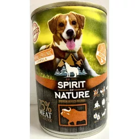 Spirit of Nature Hipoallergén KUTYA konzerv 415g Bölény 