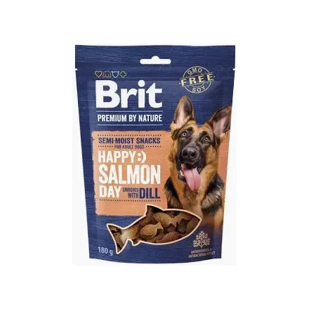 Brit Premium Nature Dog Semi-Moist Snacks Lazac és Kapor 180g