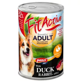 Panzi FitActive DOG 415g konzerv Kacsa Nyúl