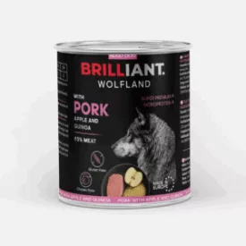 Brilliant Wolfland Sertés, Alma és Quinoa 800g