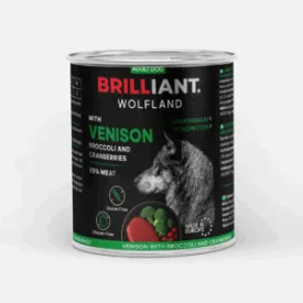 Brilliant Wolfland Szarvas, Brokkoli és Vörösáfonya 800g
