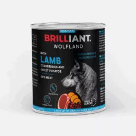   6x Brilliant Wolfland Bárárny, Vörösáfonya és Édesburgonya 800g