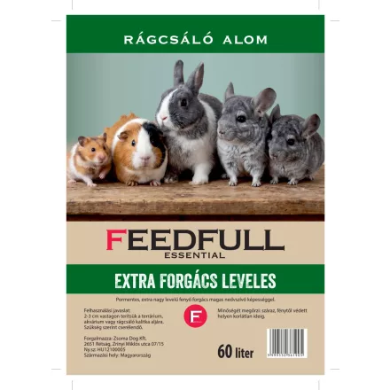 Feedfull Essential Leveles extra forgács 60l