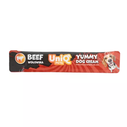 UNIQ PETS Kutya Jutalomfalat Ízletes Krémmel 15g Marha (UDS2002)