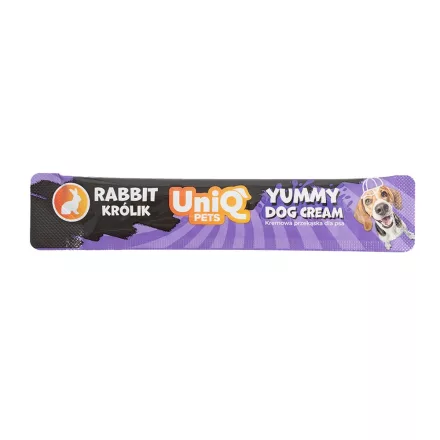 UNIQ PETS Kutya Jutalomfalat Ízletes Krémmel 15g Nyúl (UDS2001)
