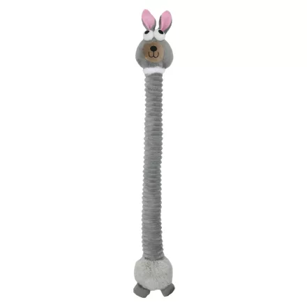 UNIQ PETS plüss kutyajáték  – hosszú nyúl sípolóval, 66x10cm (UDT0219-B)